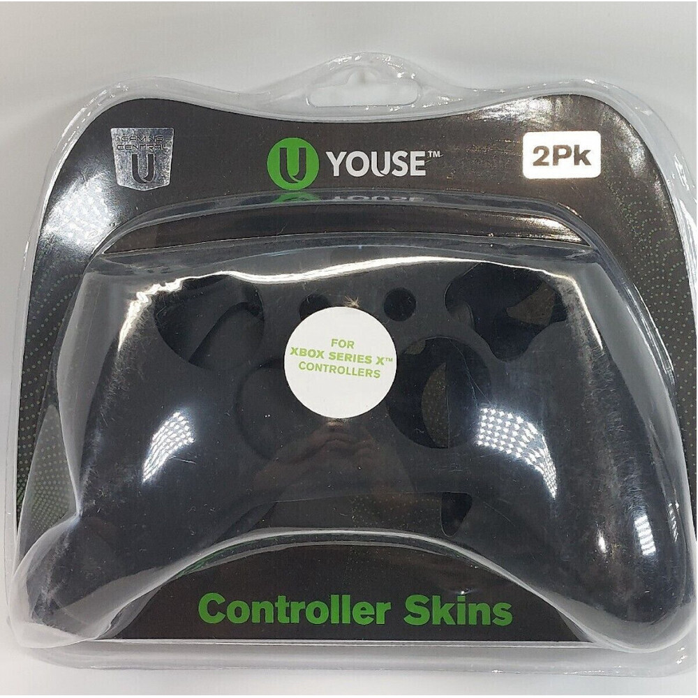 Youse Pair Xbox Series X Controller Skins Black New
